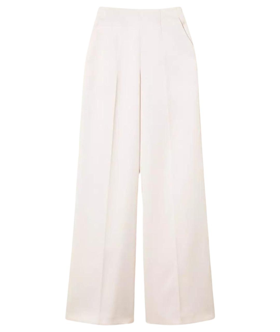 TWIN-SET Розовые полиэстеровые брюки широкие, фото 1