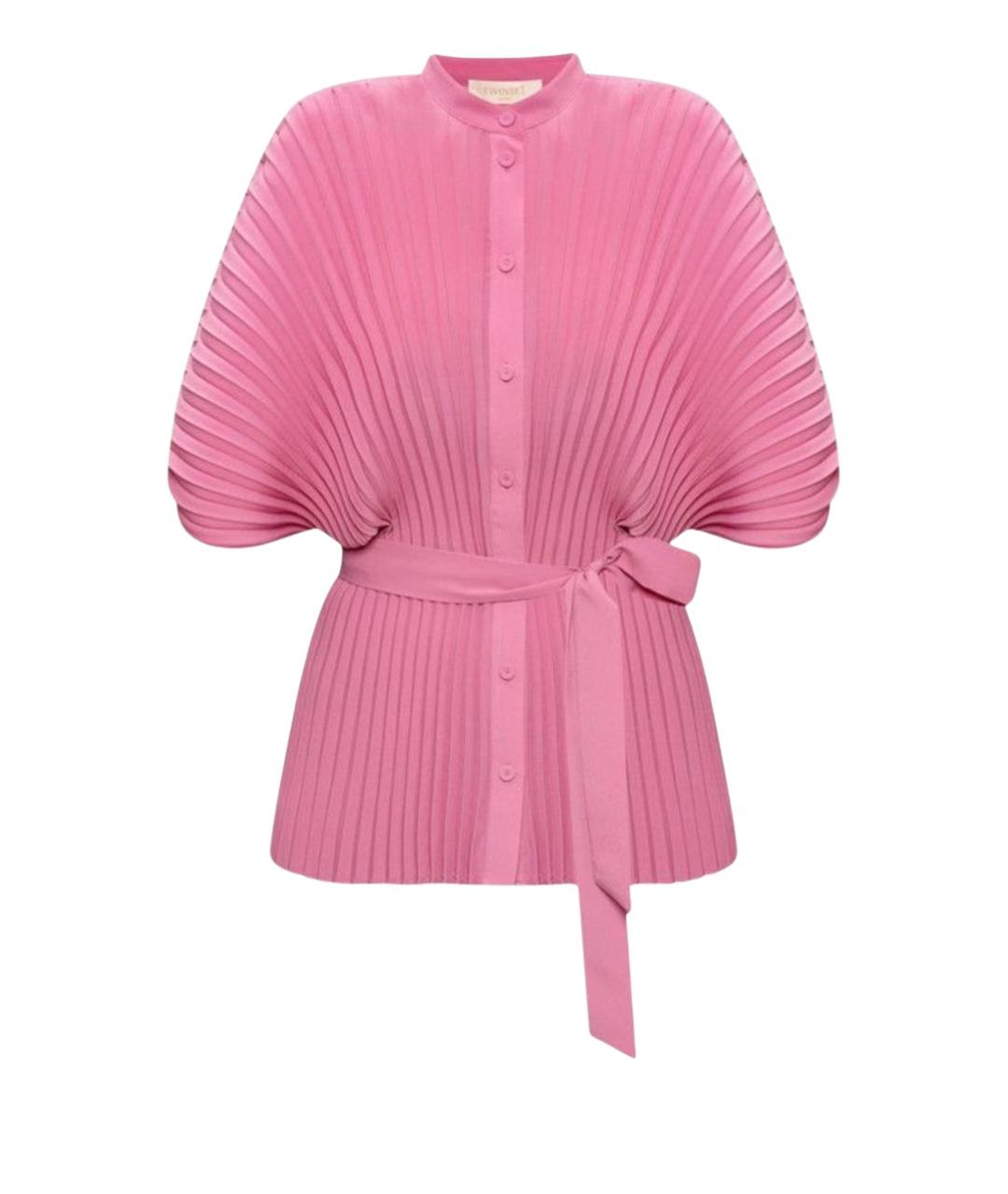 TWIN-SET Розовая полиэстеровая блузы, фото 1