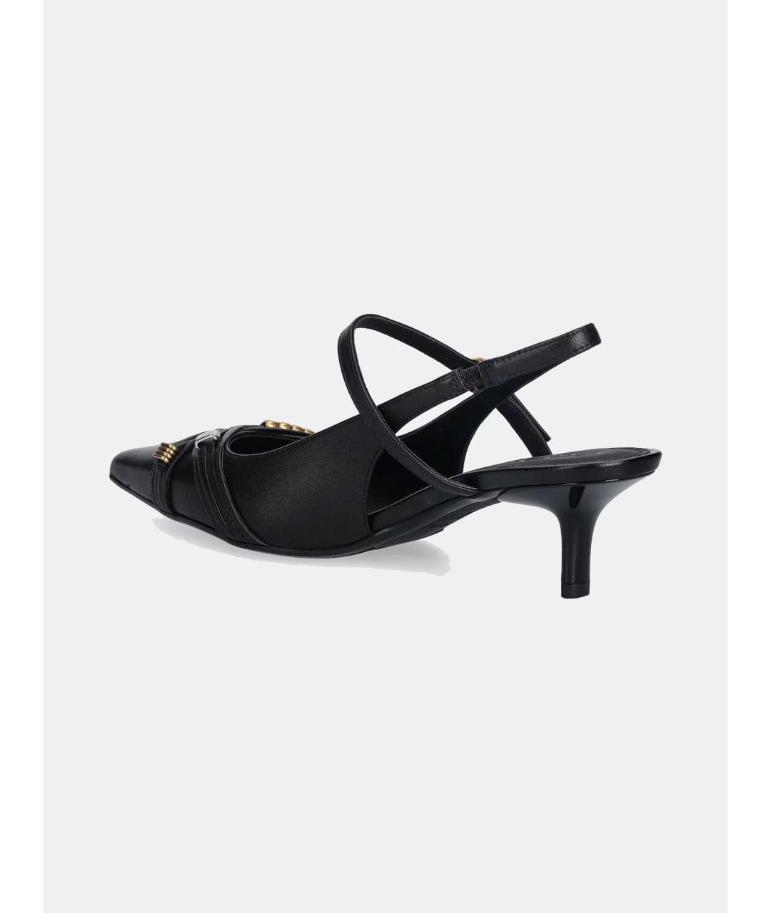 PINKO Черные кожаные туфли, фото 3