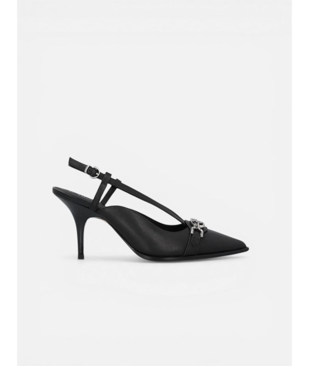 PINKO Черные кожаные туфли, фото 10