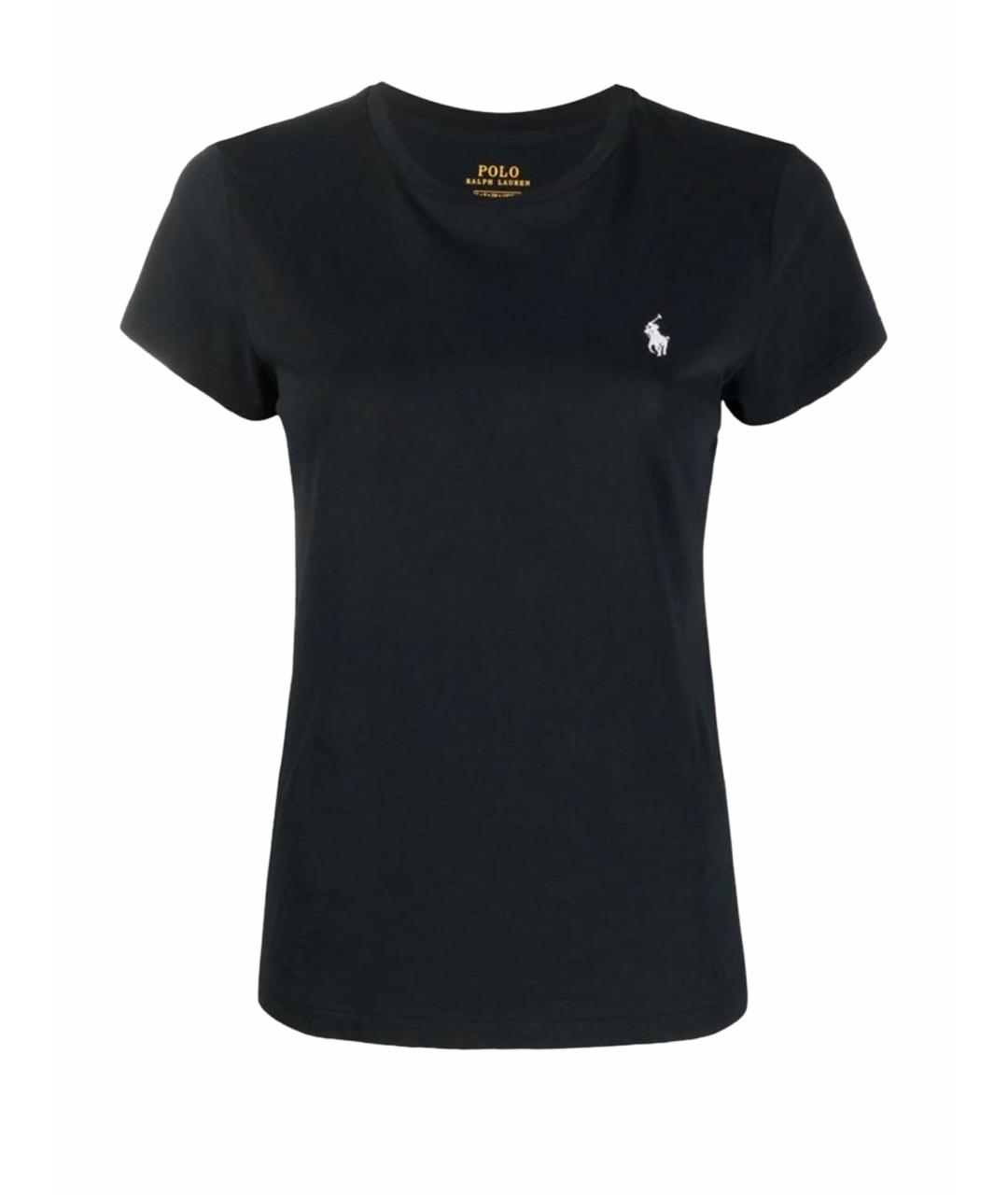 POLO RALPH LAUREN Черная хлопковая футболка, фото 1