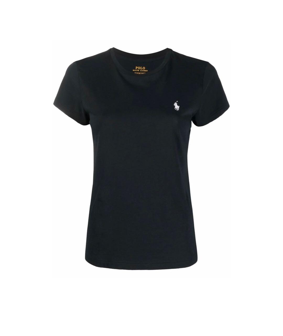 POLO RALPH LAUREN Черная хлопковая футболка, фото 5