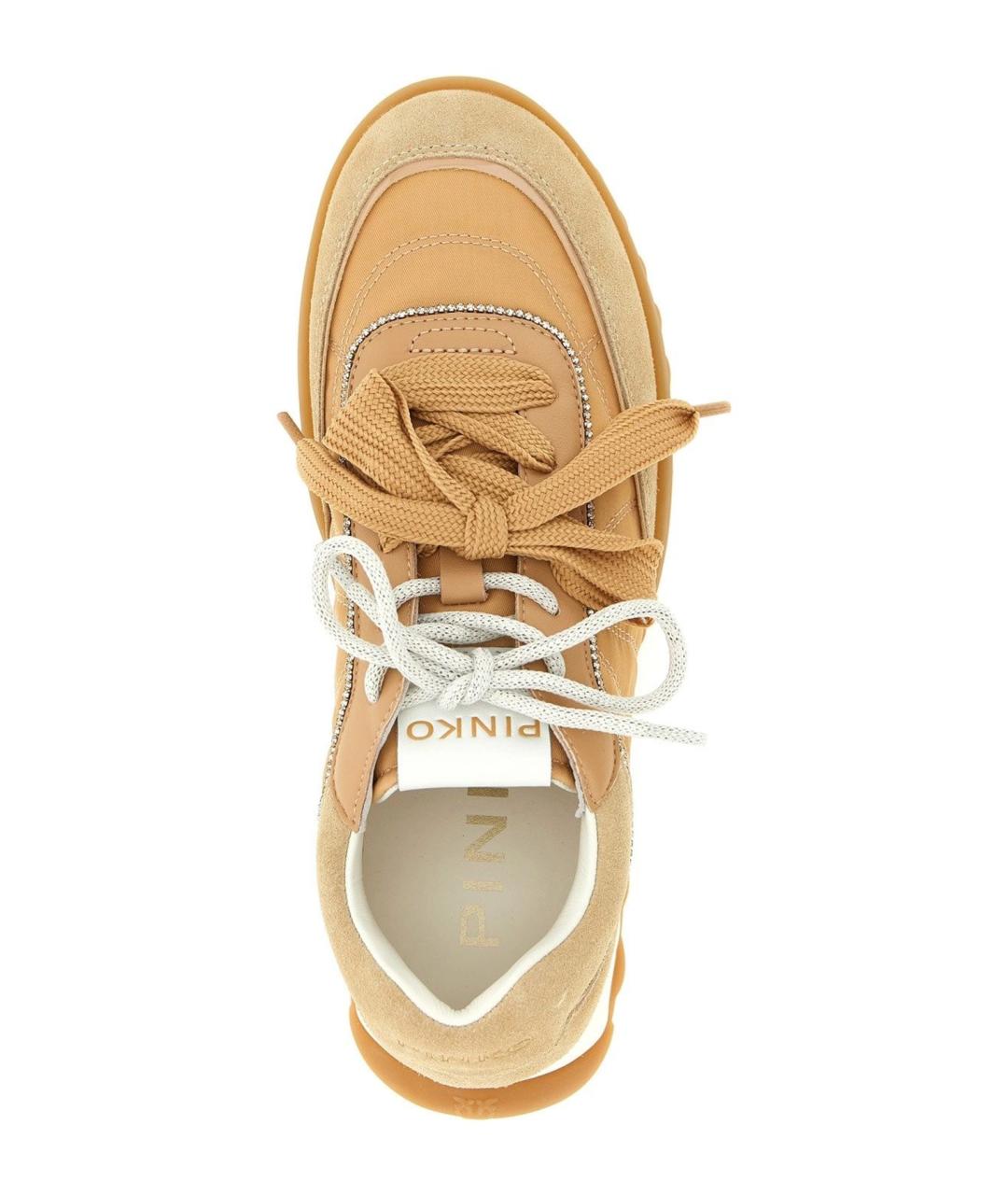 PINKO Коричневые кроссовки, фото 4