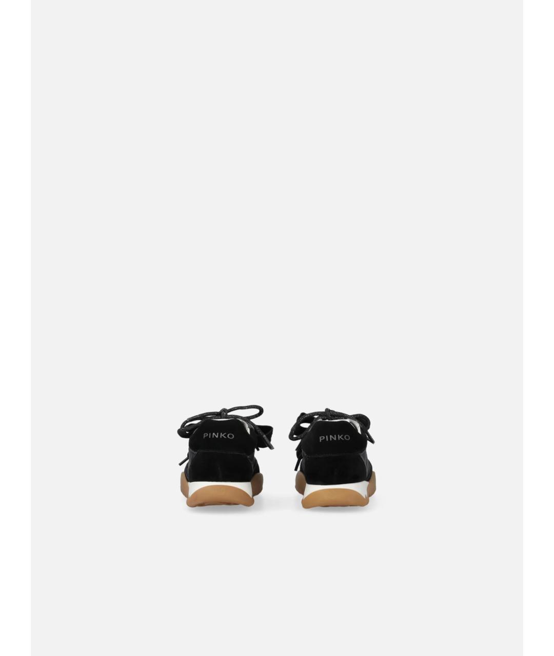PINKO Черные синтетические кроссовки, фото 7