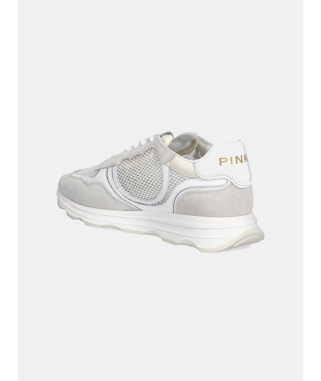 PINKO Белые синтетические кроссовки, фото 3