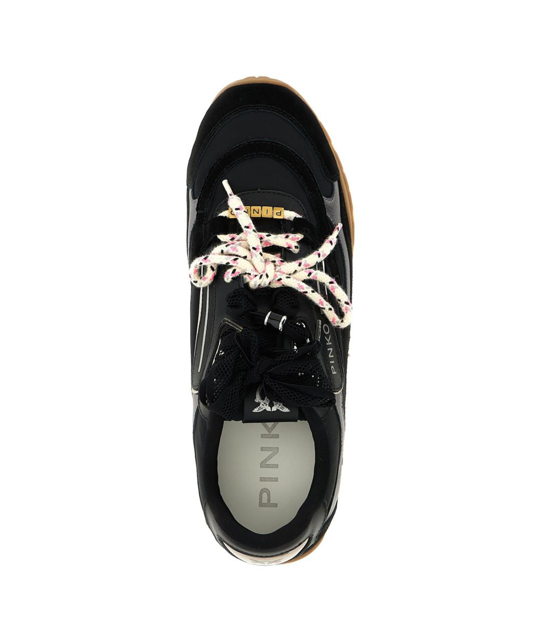 PINKO Черные текстильные кроссовки, фото 4