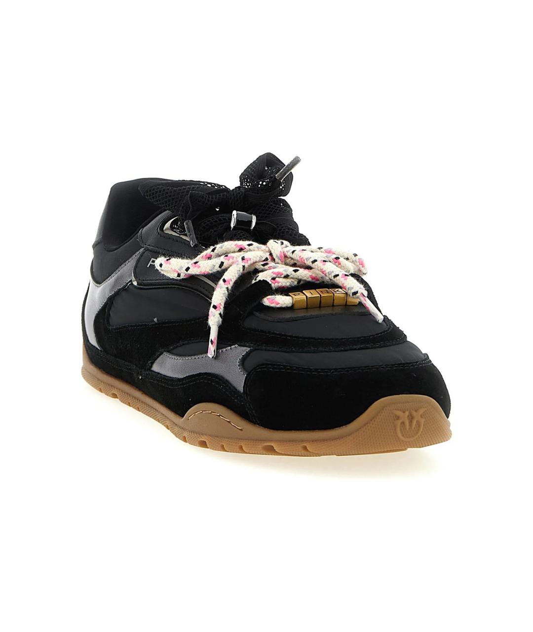 PINKO Черные текстильные кроссовки, фото 2