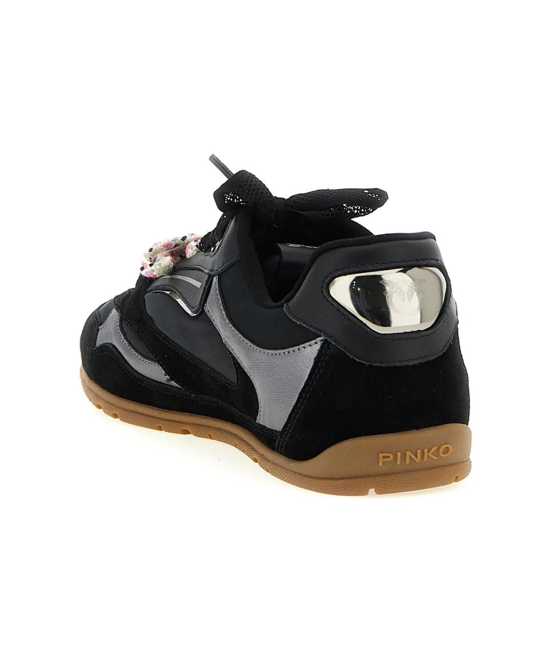 PINKO Черные текстильные кроссовки, фото 3