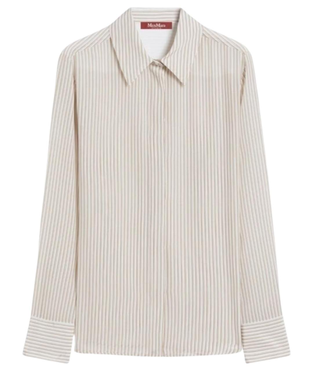 MAX MARA STUDIO Мульти шелковая рубашка, фото 1