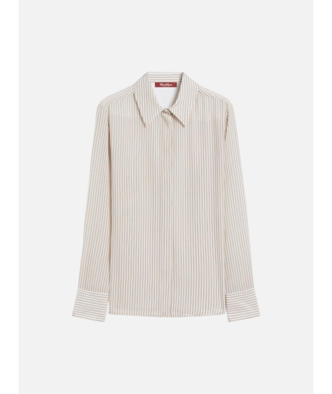 MAX MARA STUDIO Мульти шелковая рубашка, фото 7