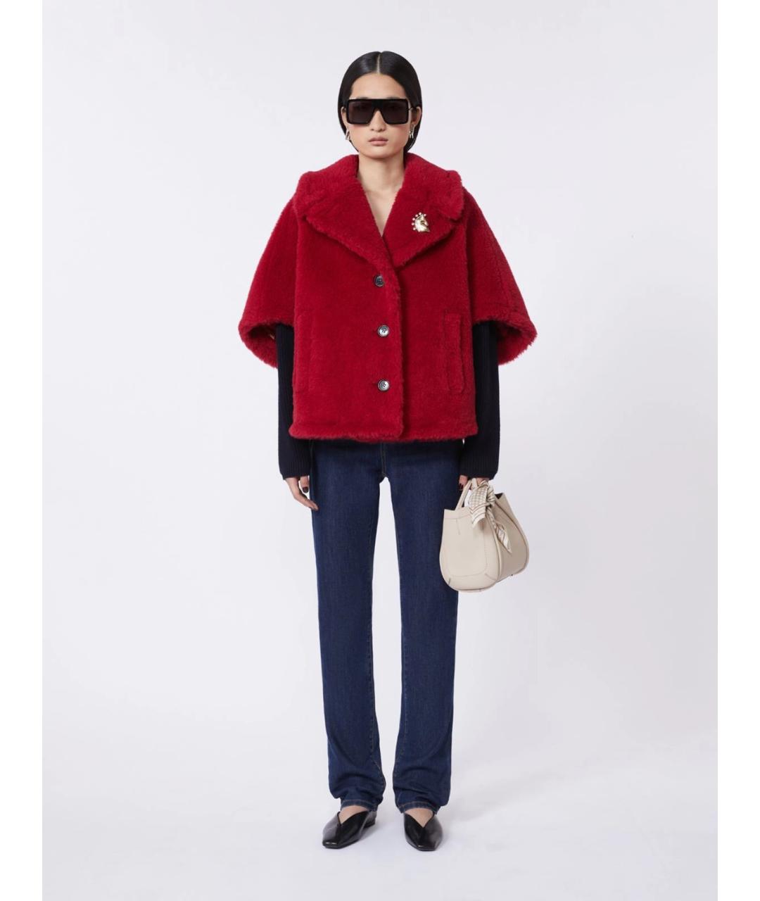 MAX MARA Бежевая кожаная сумка тоут, фото 2