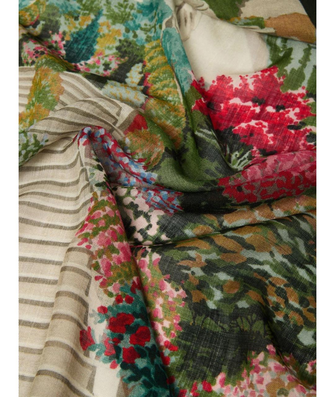 MAX MARA Мульти шелковый платок, фото 3