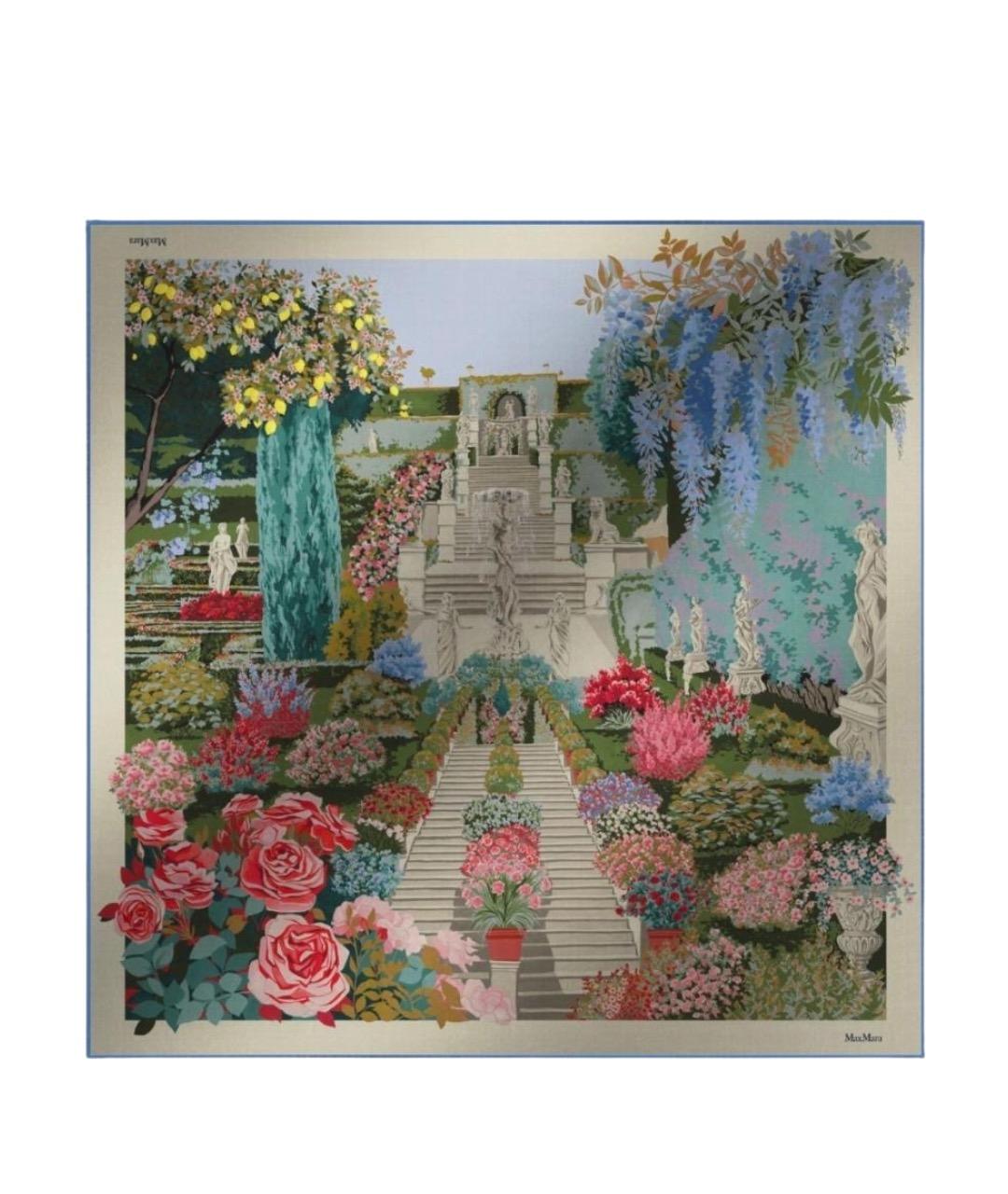 MAX MARA Мульти шелковый платок, фото 1