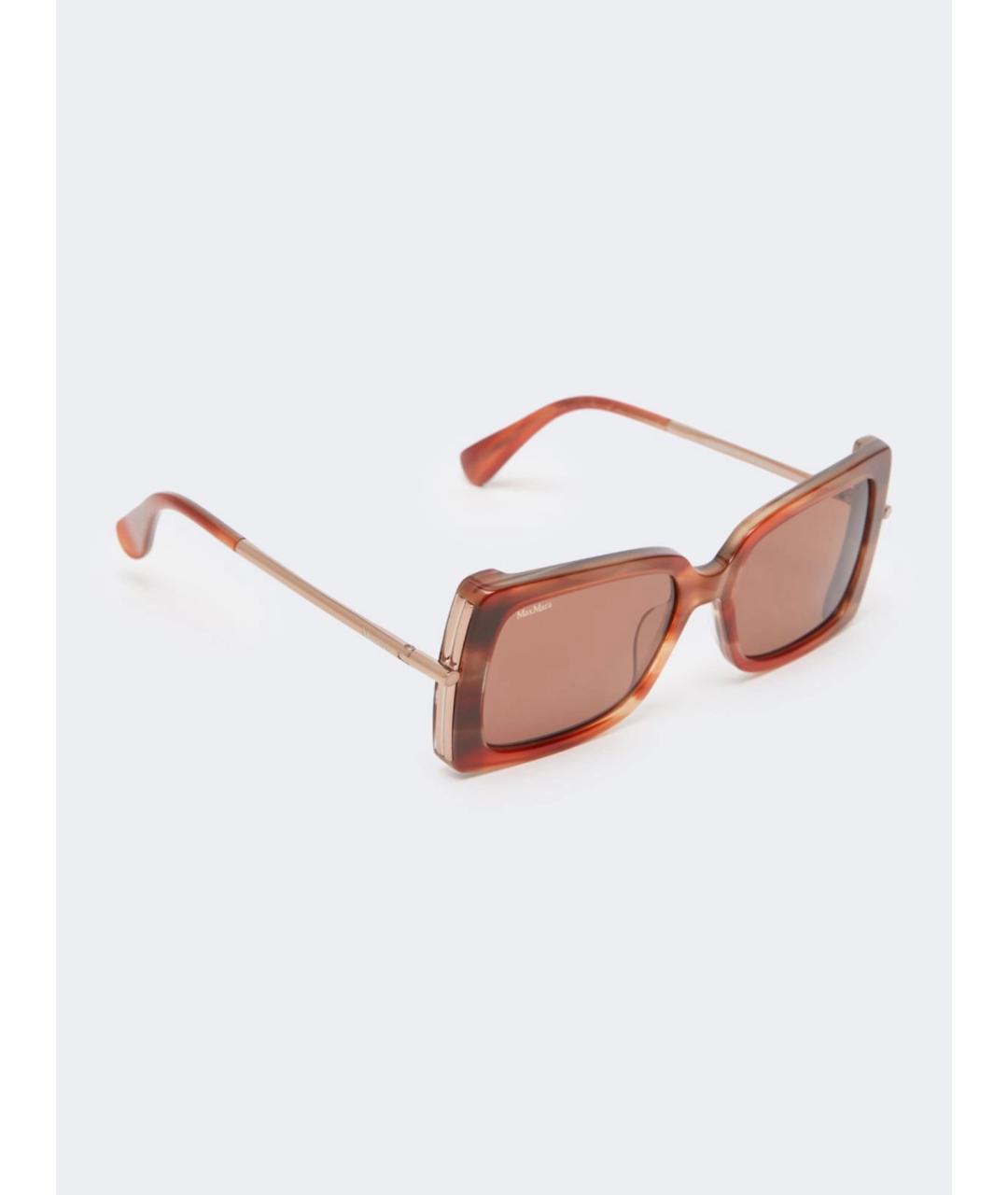 MAX MARA Коричневые солнцезащитные очки, фото 3