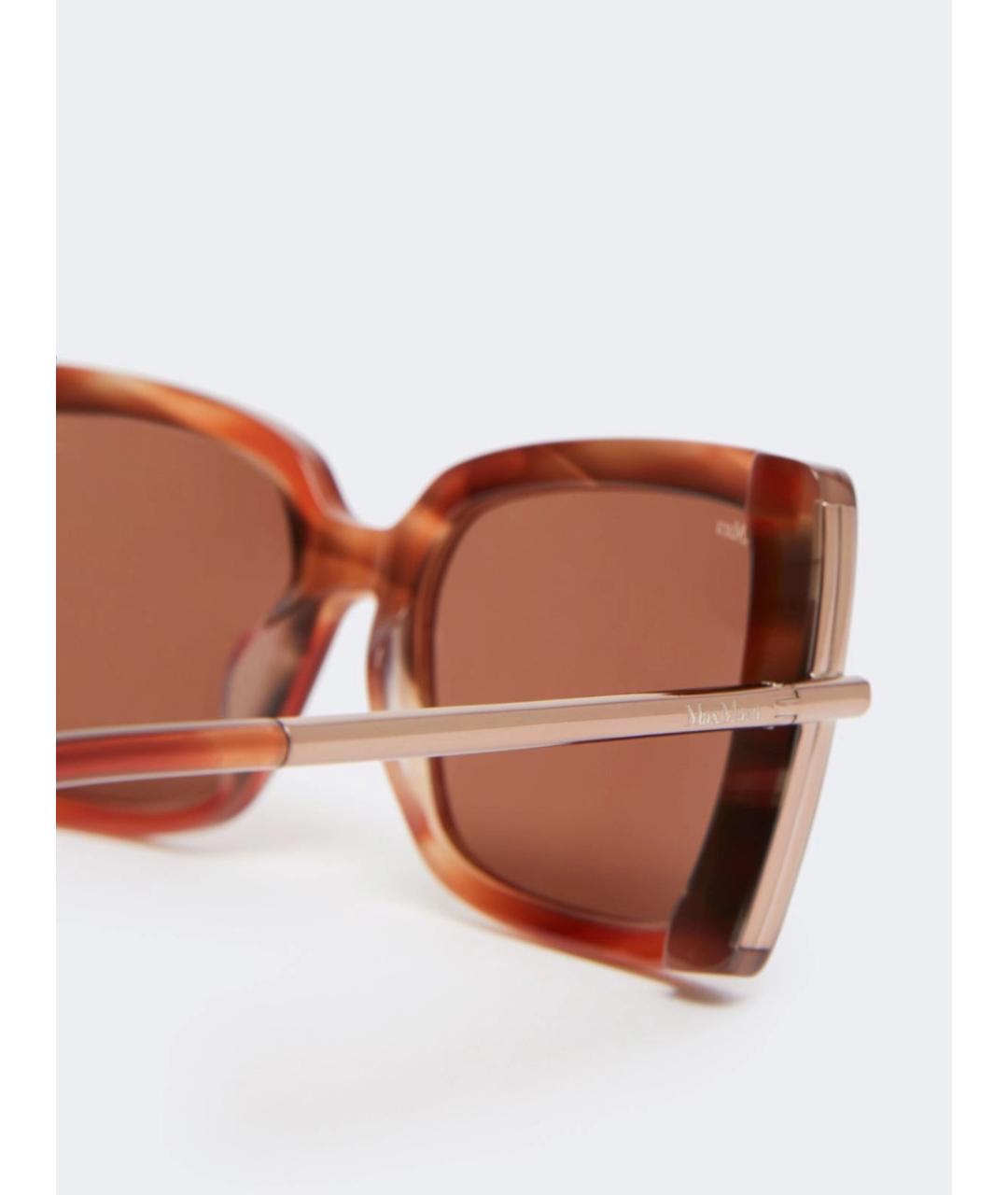 MAX MARA Коричневые солнцезащитные очки, фото 4