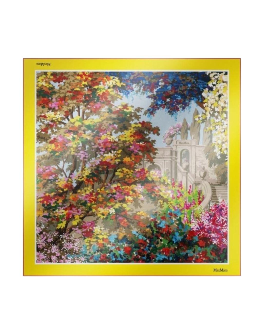 MAX MARA Мульти шелковый платок, фото 1