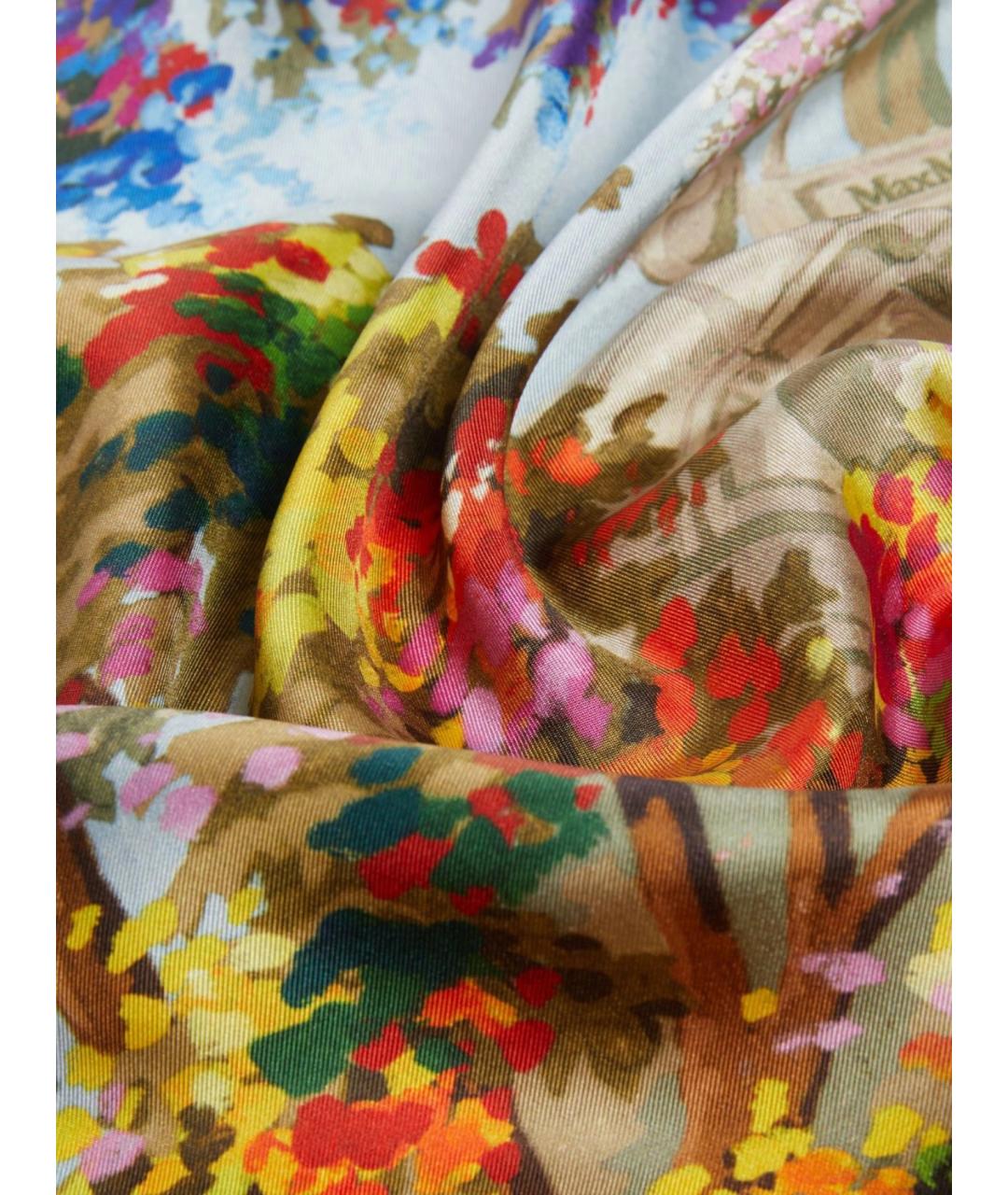 MAX MARA Мульти шелковый платок, фото 3