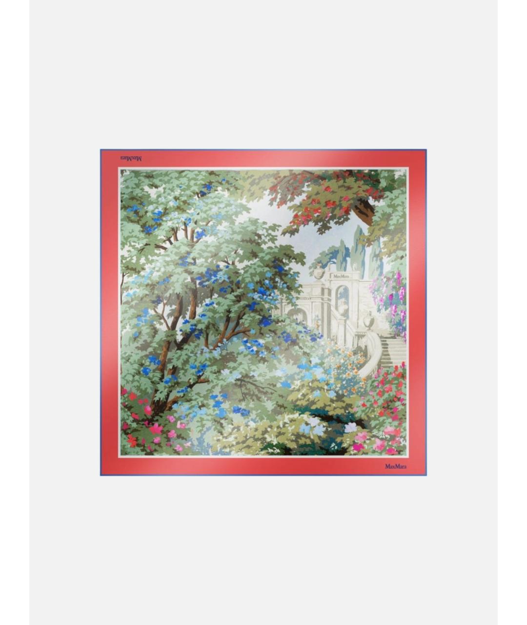 MAX MARA Мульти шелковый платок, фото 5