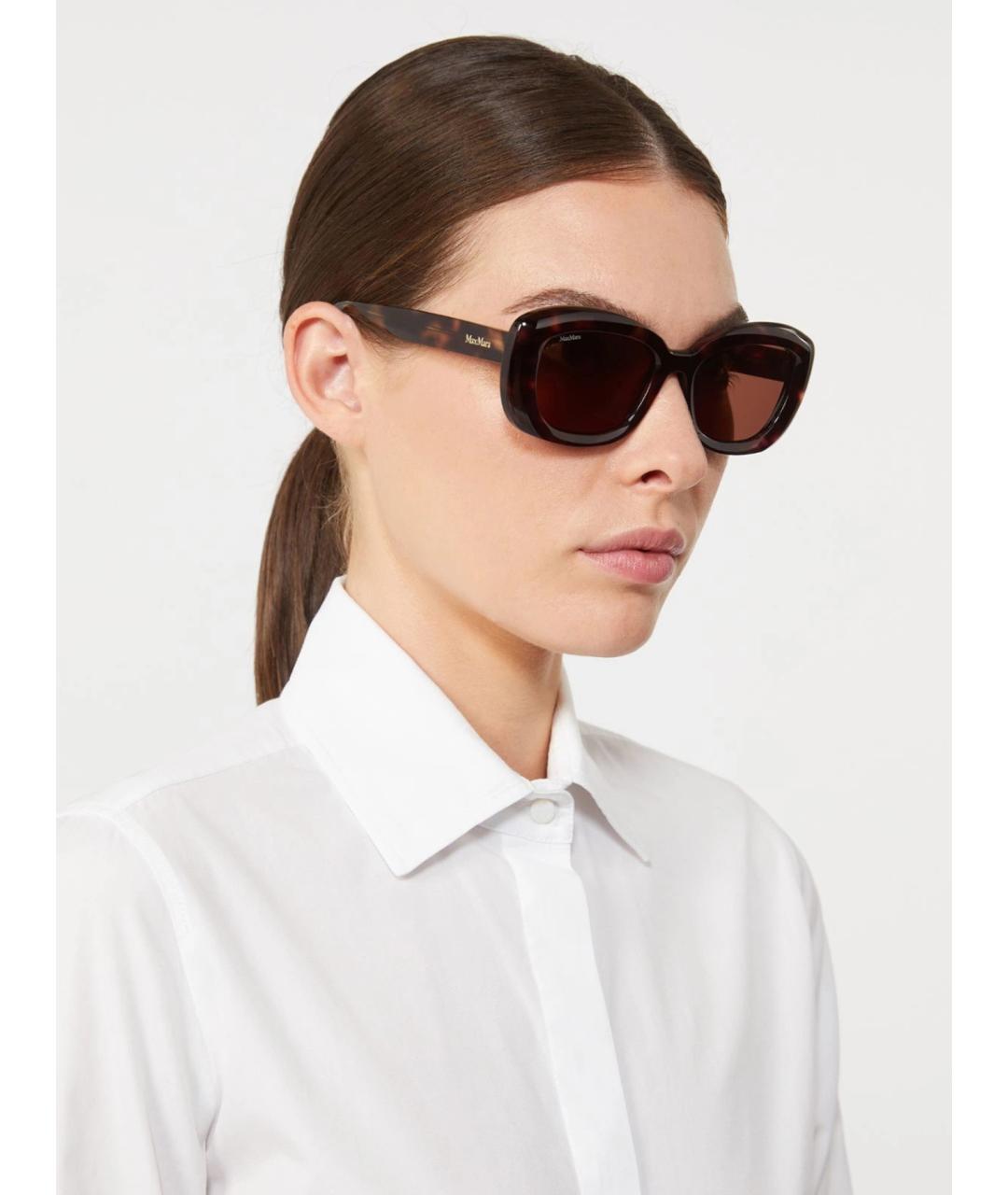 MAX MARA Коричневые солнцезащитные очки, фото 2