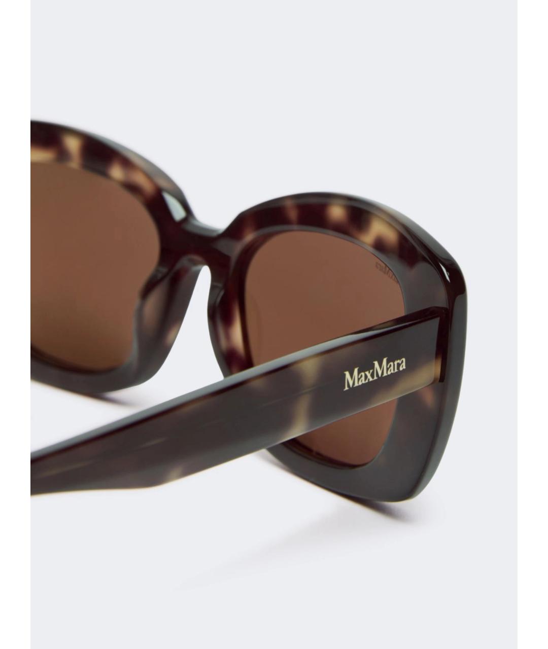 MAX MARA Коричневые солнцезащитные очки, фото 4