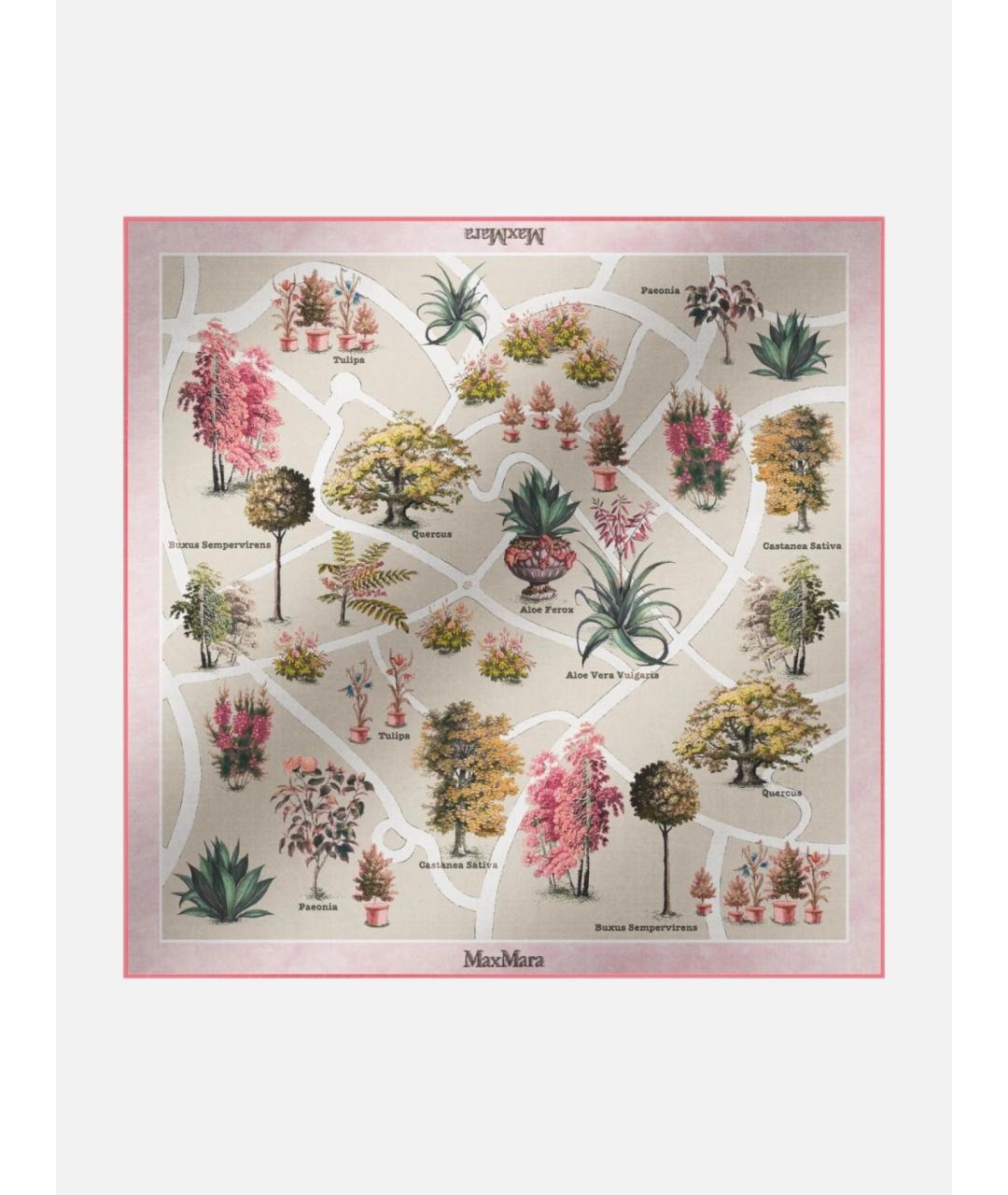 MAX MARA Мульти шерстяной платок, фото 4