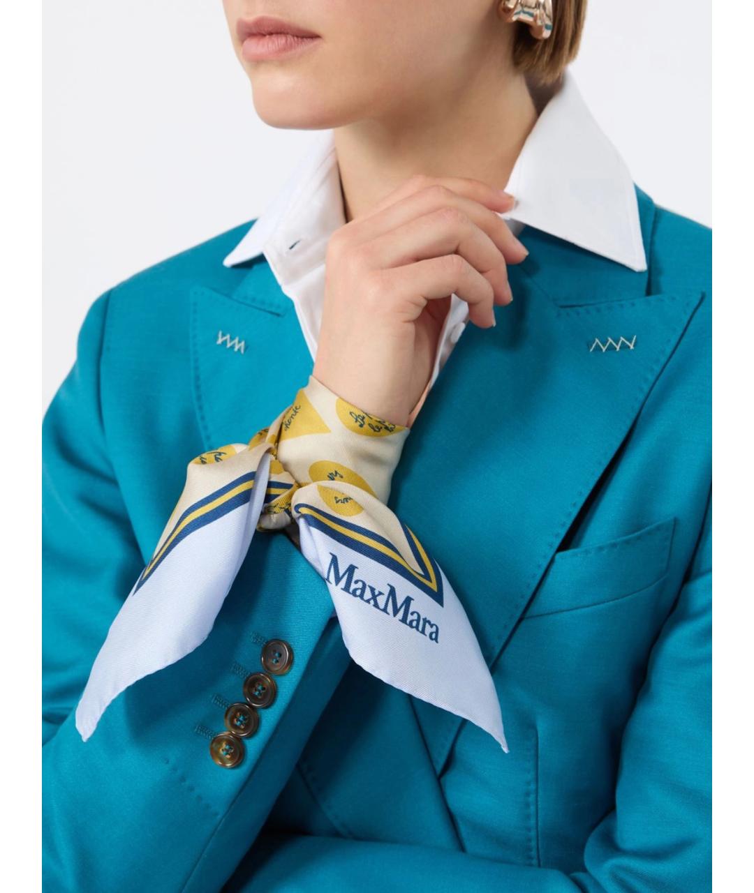 MAX MARA Мульти шелковый платок, фото 3