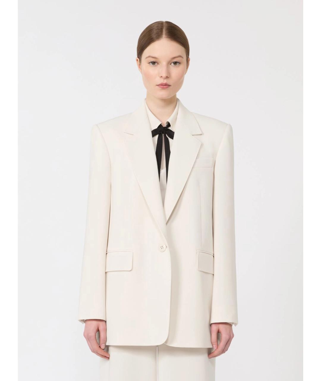 MAX MARA STUDIO Розовый ацетатный жакет/пиджак, фото 3