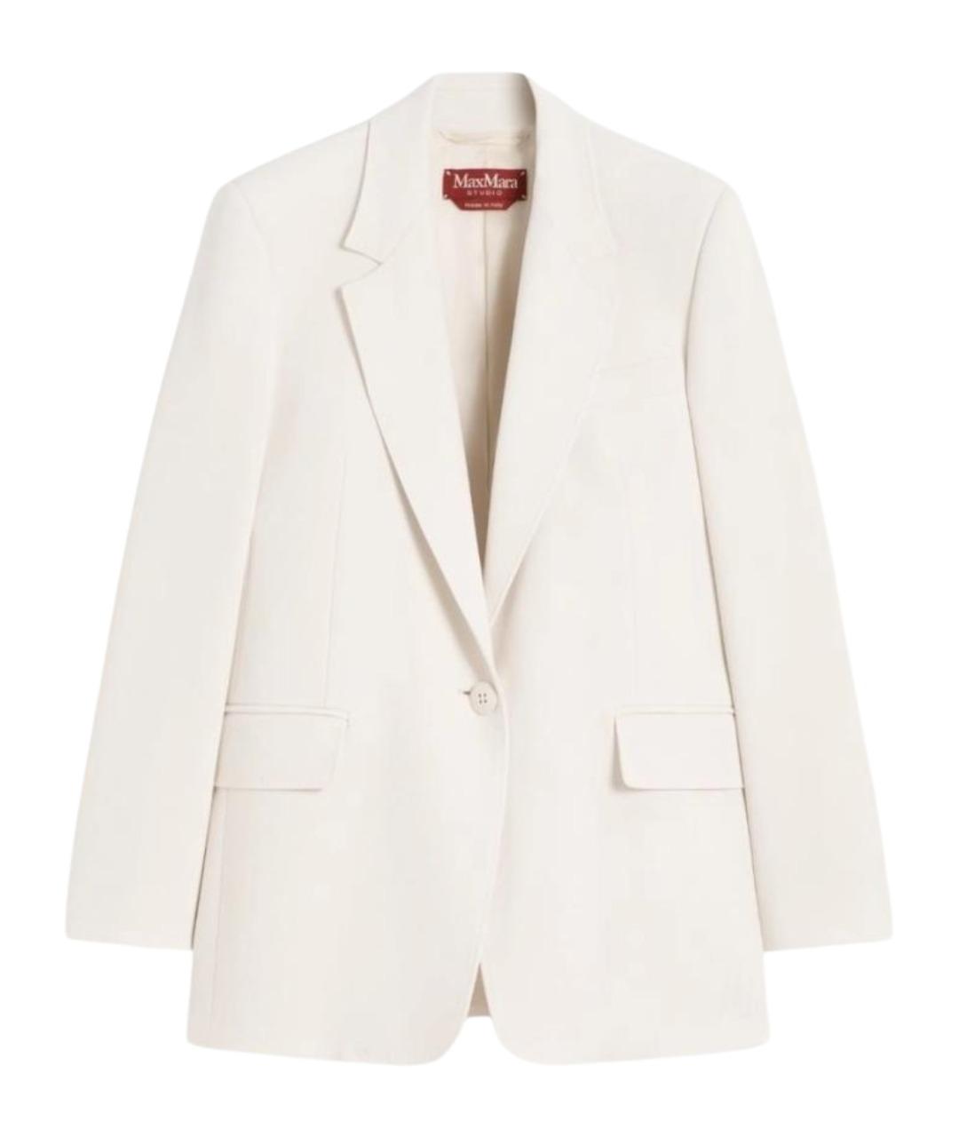 MAX MARA STUDIO Розовый ацетатный жакет/пиджак, фото 1