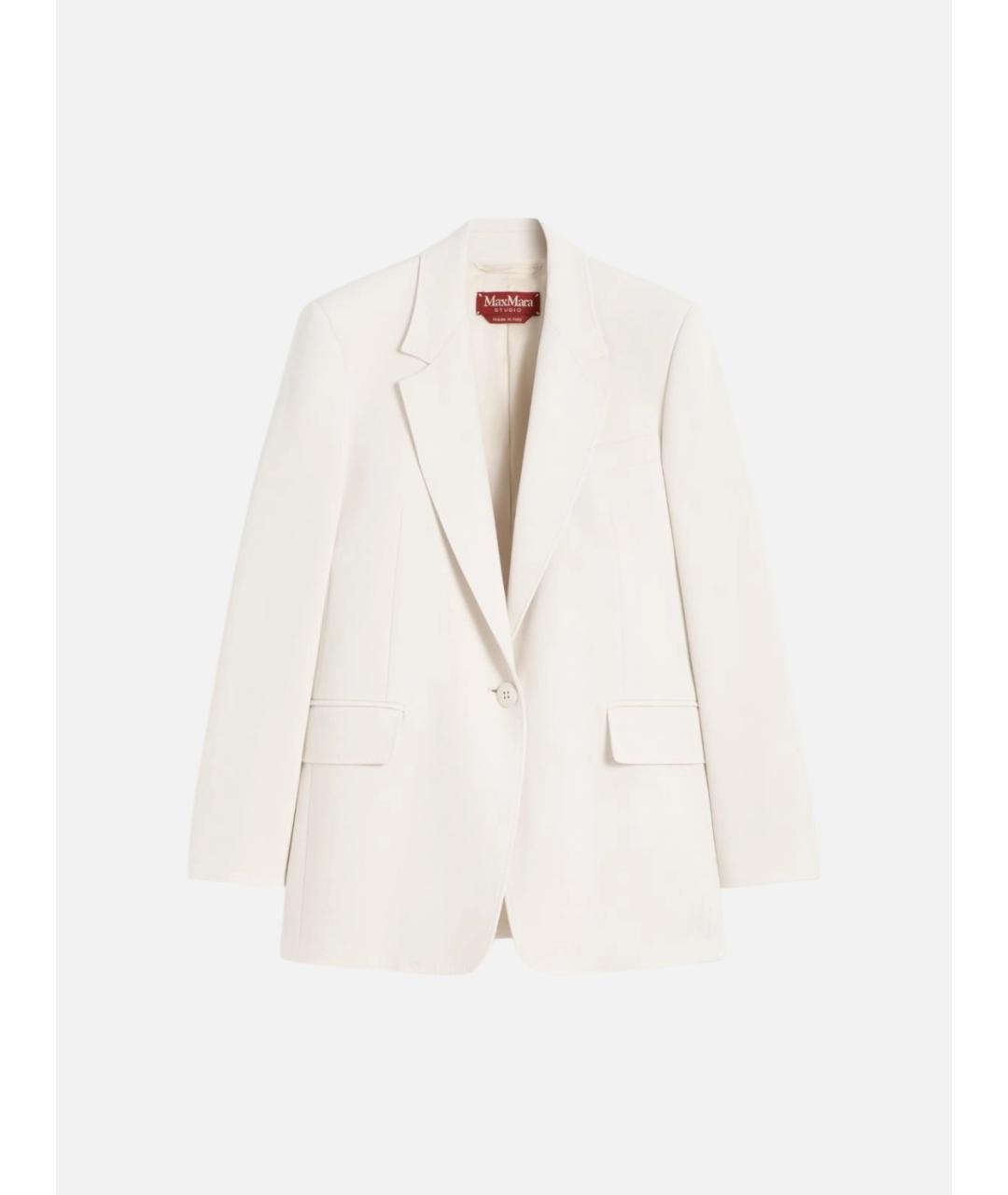 MAX MARA STUDIO Розовый ацетатный жакет/пиджак, фото 6