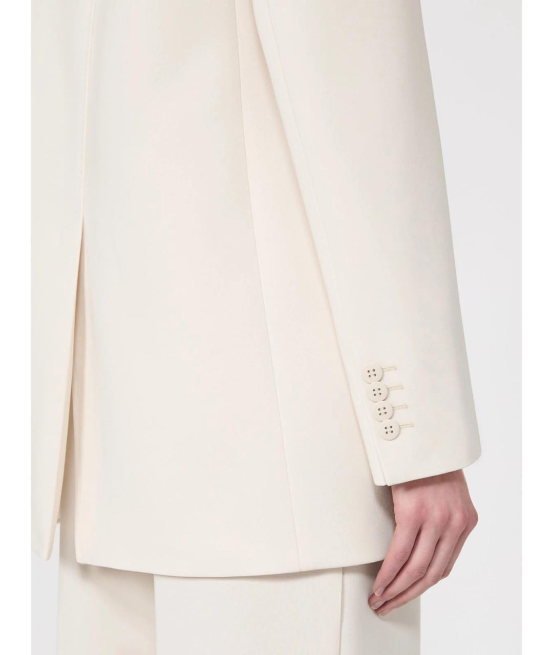 MAX MARA STUDIO Розовый ацетатный жакет/пиджак, фото 5