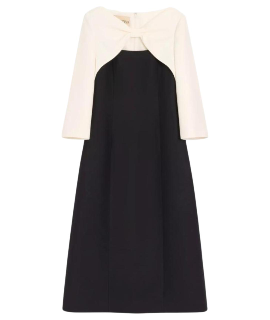 VALENTINO Мульти шерстяное платье, фото 1