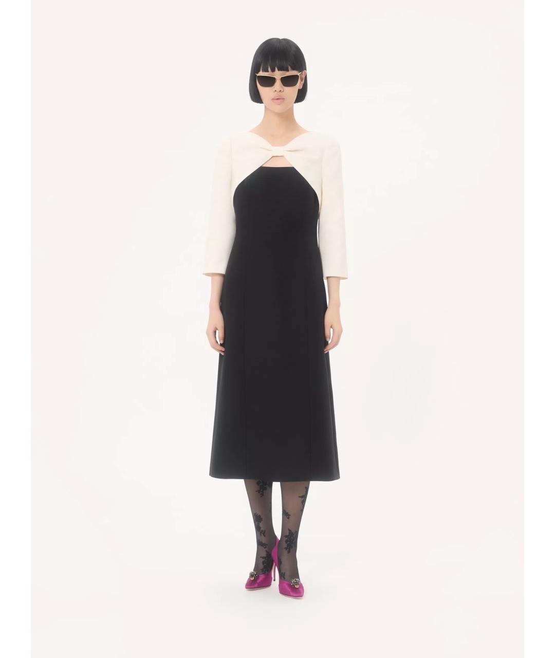 VALENTINO Мульти шерстяное платье, фото 2