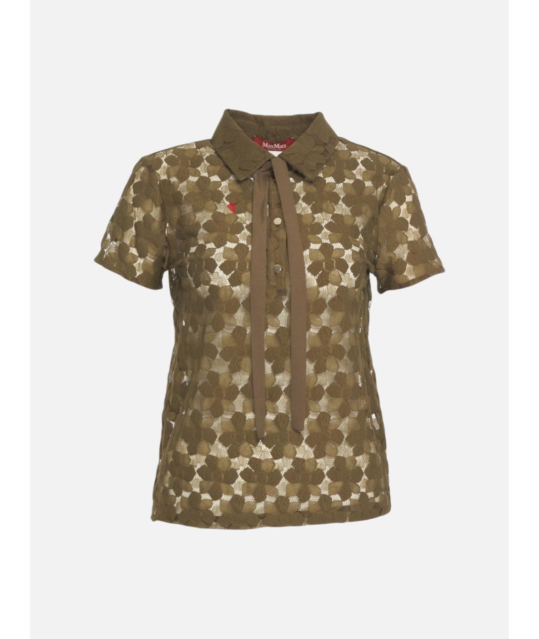 MAX MARA STUDIO Полиамидовая футболка, фото 3