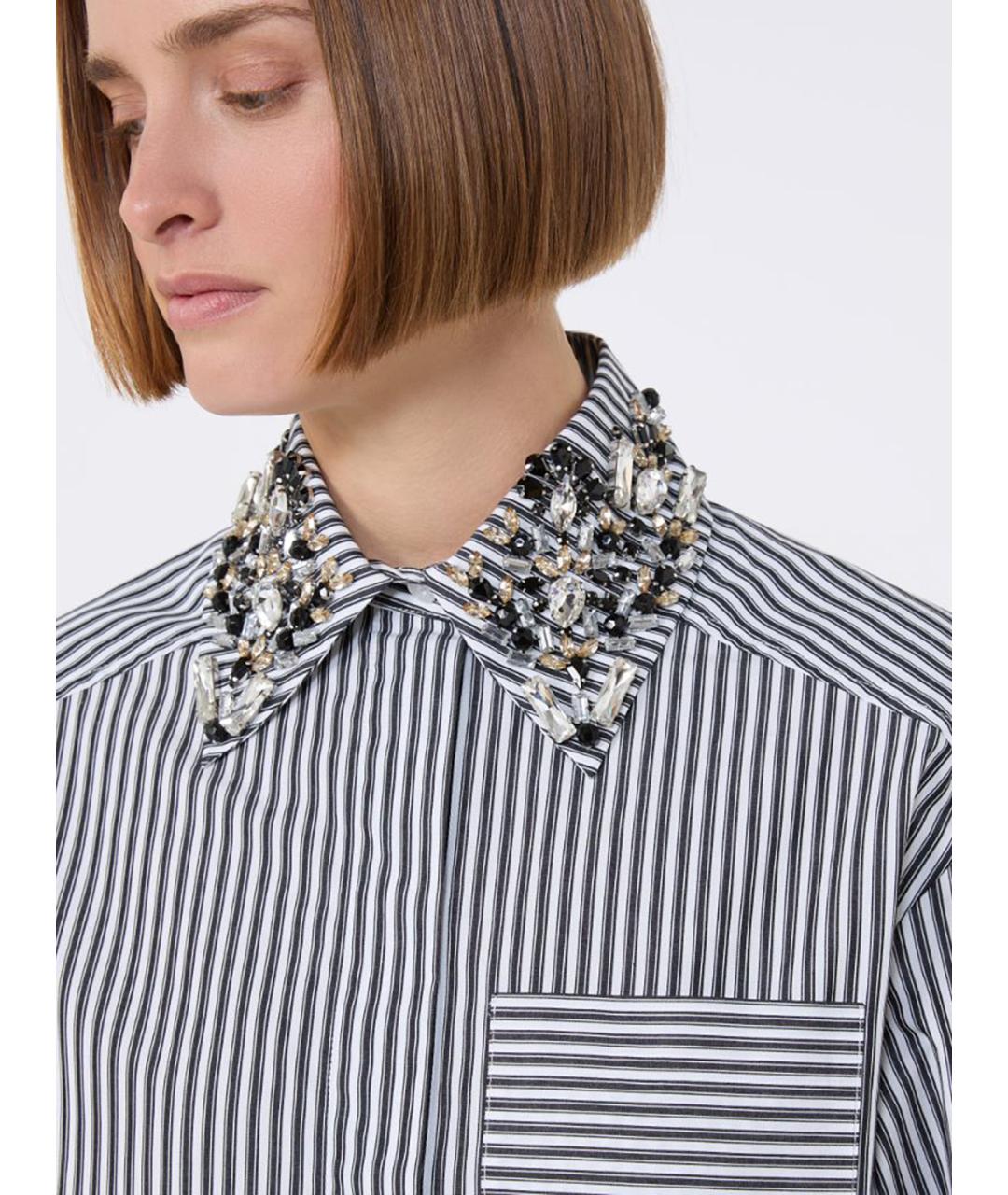 SPORTMAX Мульти хлопковая рубашка, фото 5