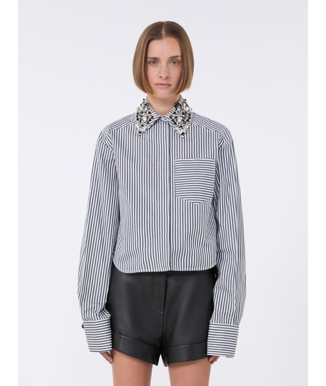 SPORTMAX Мульти хлопковая рубашка, фото 4