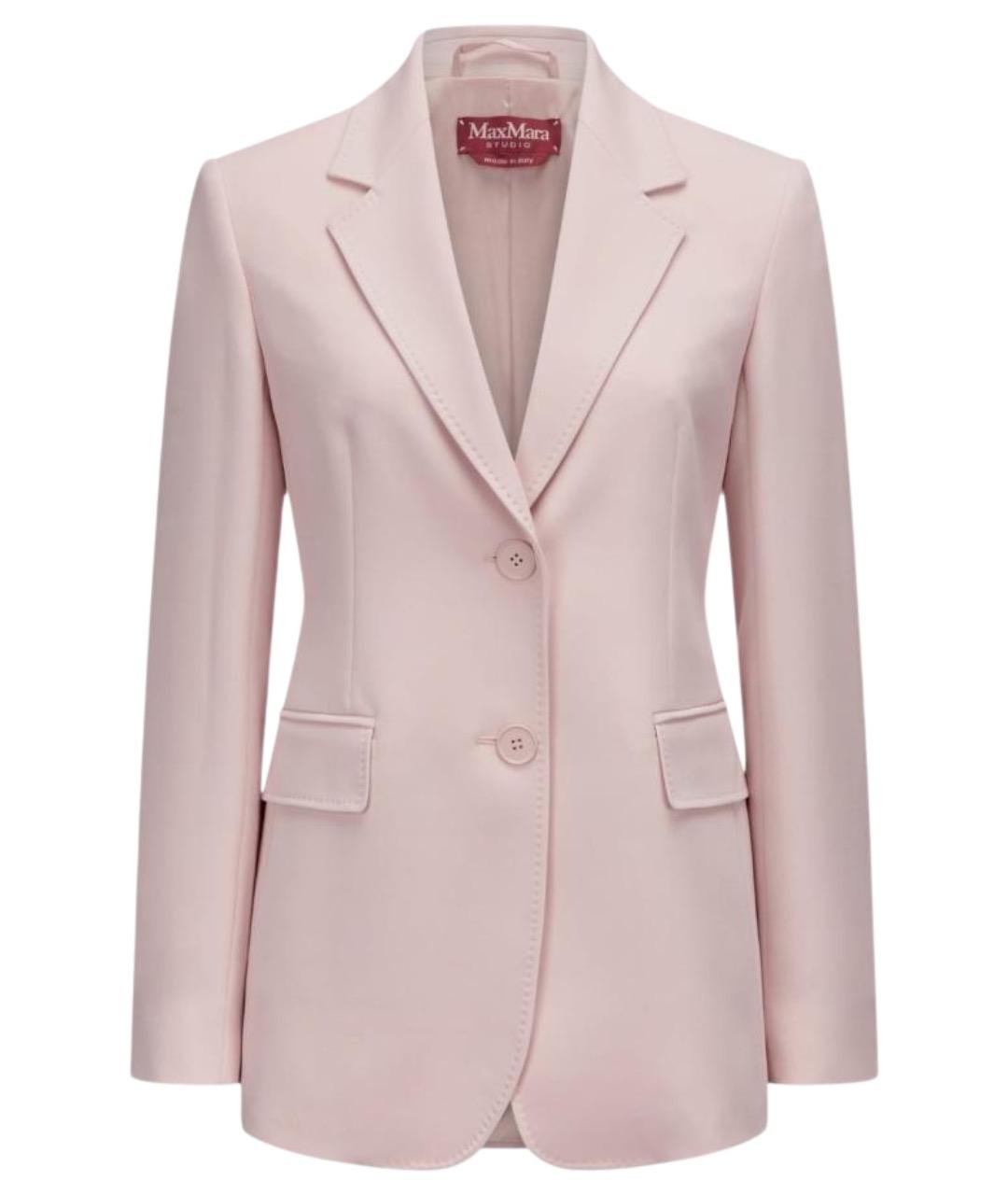 MAX MARA STUDIO Розовый жакет/пиджак, фото 1