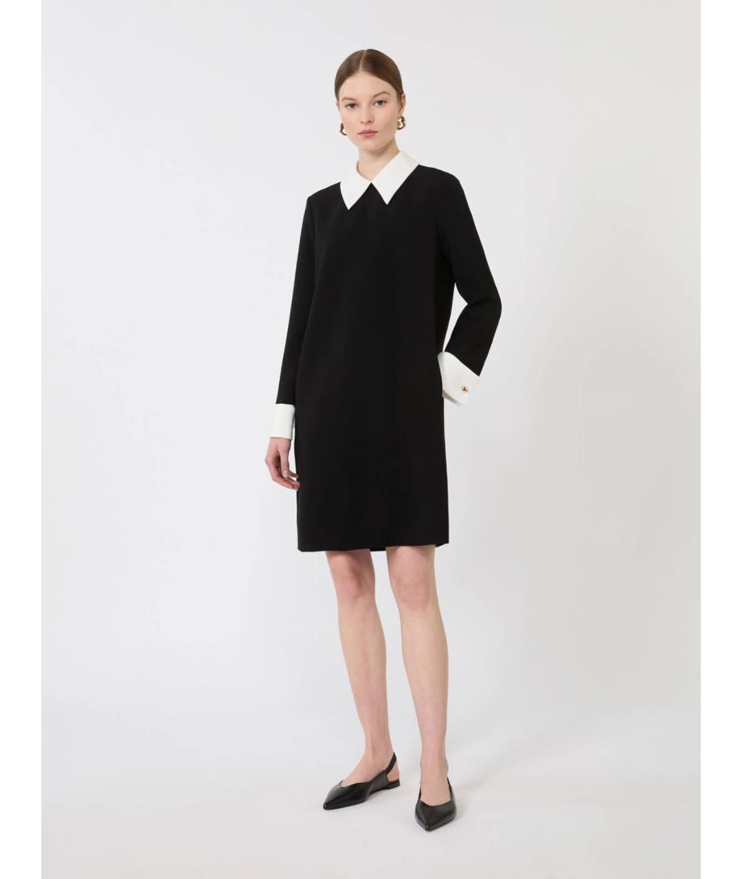 MAX MARA STUDIO Черное повседневное платье, фото 2