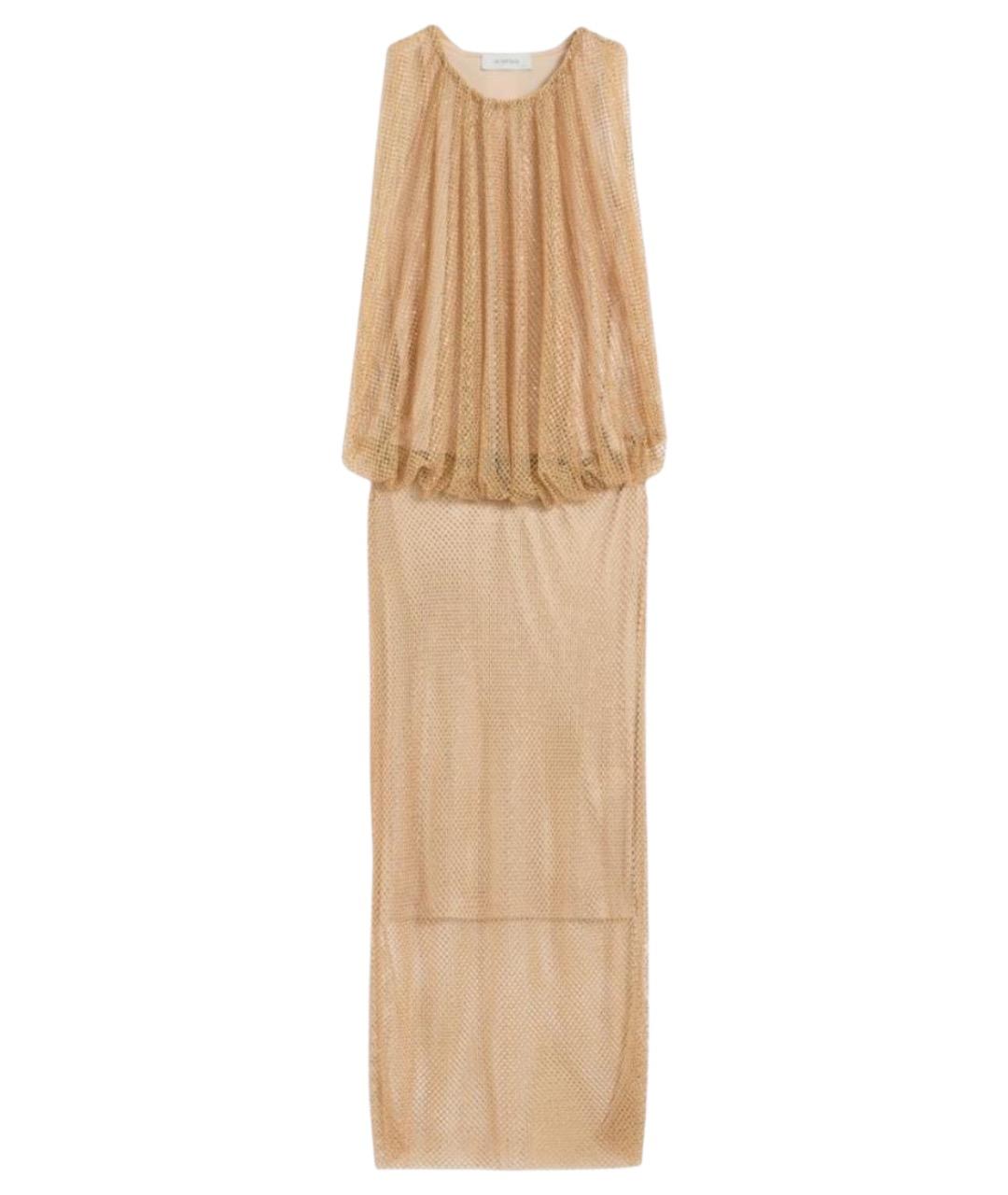 SPORTMAX Бежевое коктейльное платье, фото 1