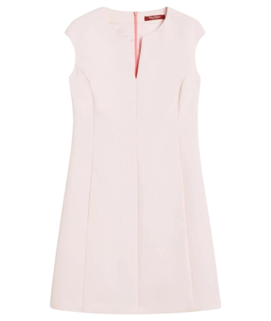 MAX MARA STUDIO Розовое ацетатное повседневное платье, фото 1