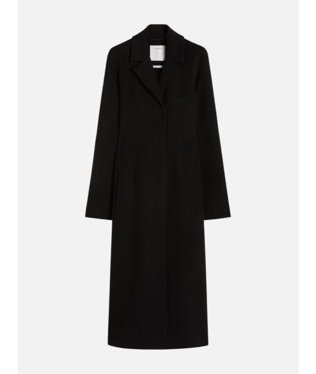 SPORTMAX Черное шерстяное пальто, фото 6