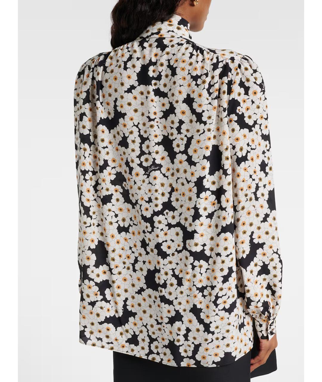 VALENTINO Мульти шелковая блузы, фото 4