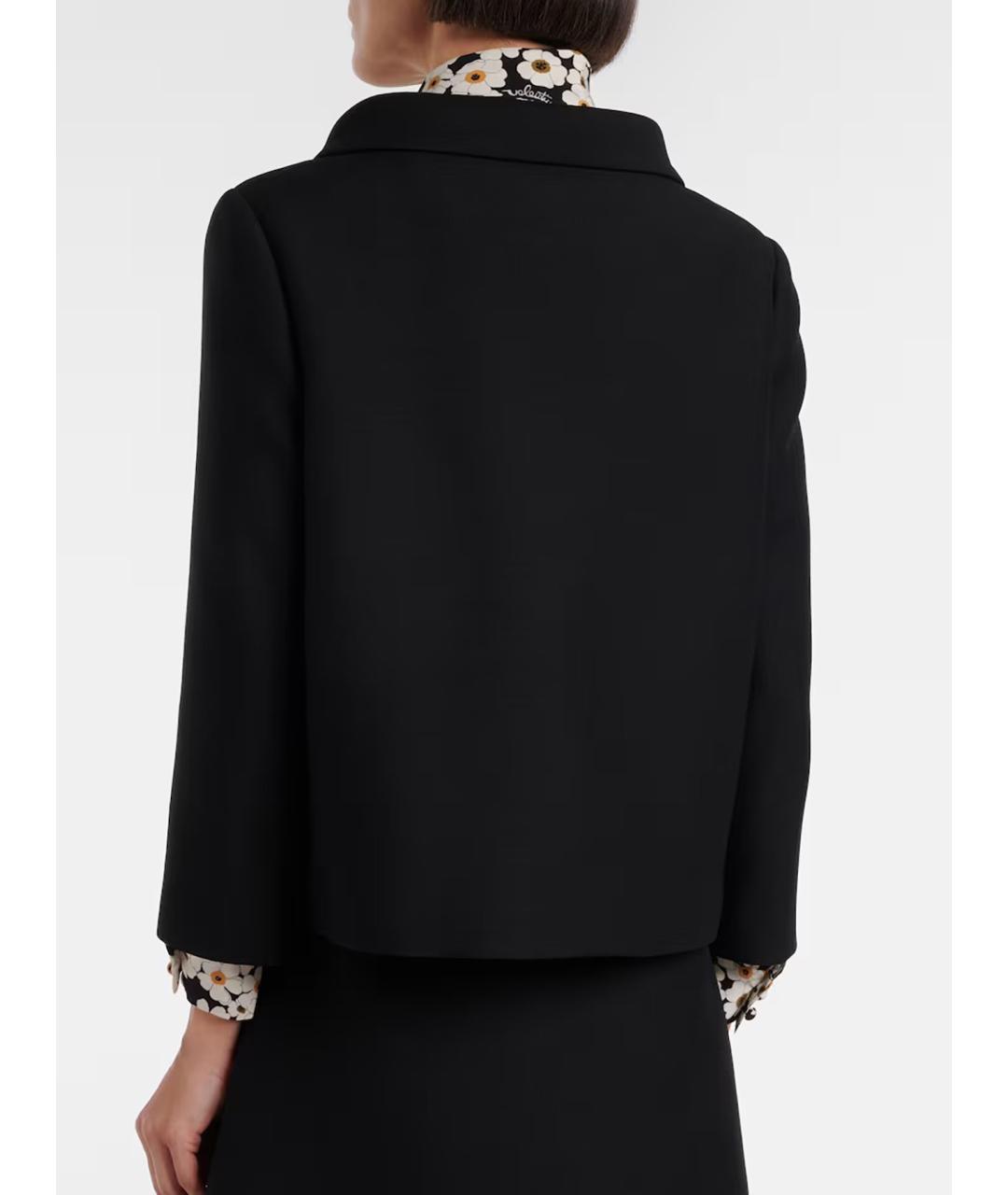 VALENTINO Черный шерстяной жакет/пиджак, фото 4