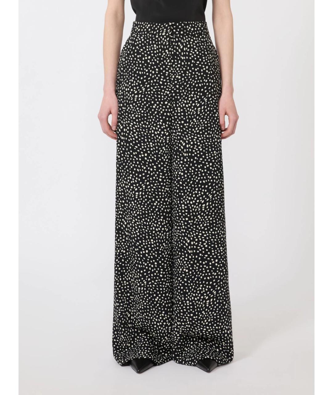 MAX MARA STUDIO Мульти полиэстеровые брюки широкие, фото 3