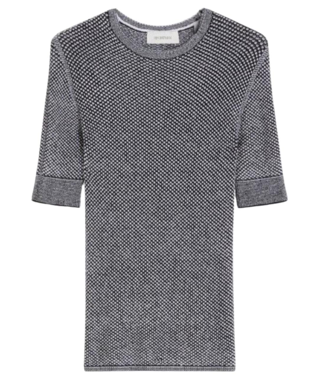 SPORTMAX Серый вискозный джемпер / свитер, фото 1