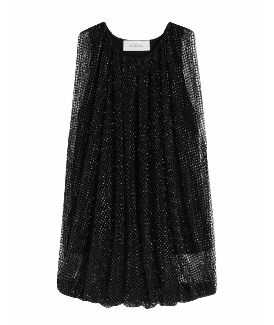 SPORTMAX Черная полиэстеровая майка, фото 1