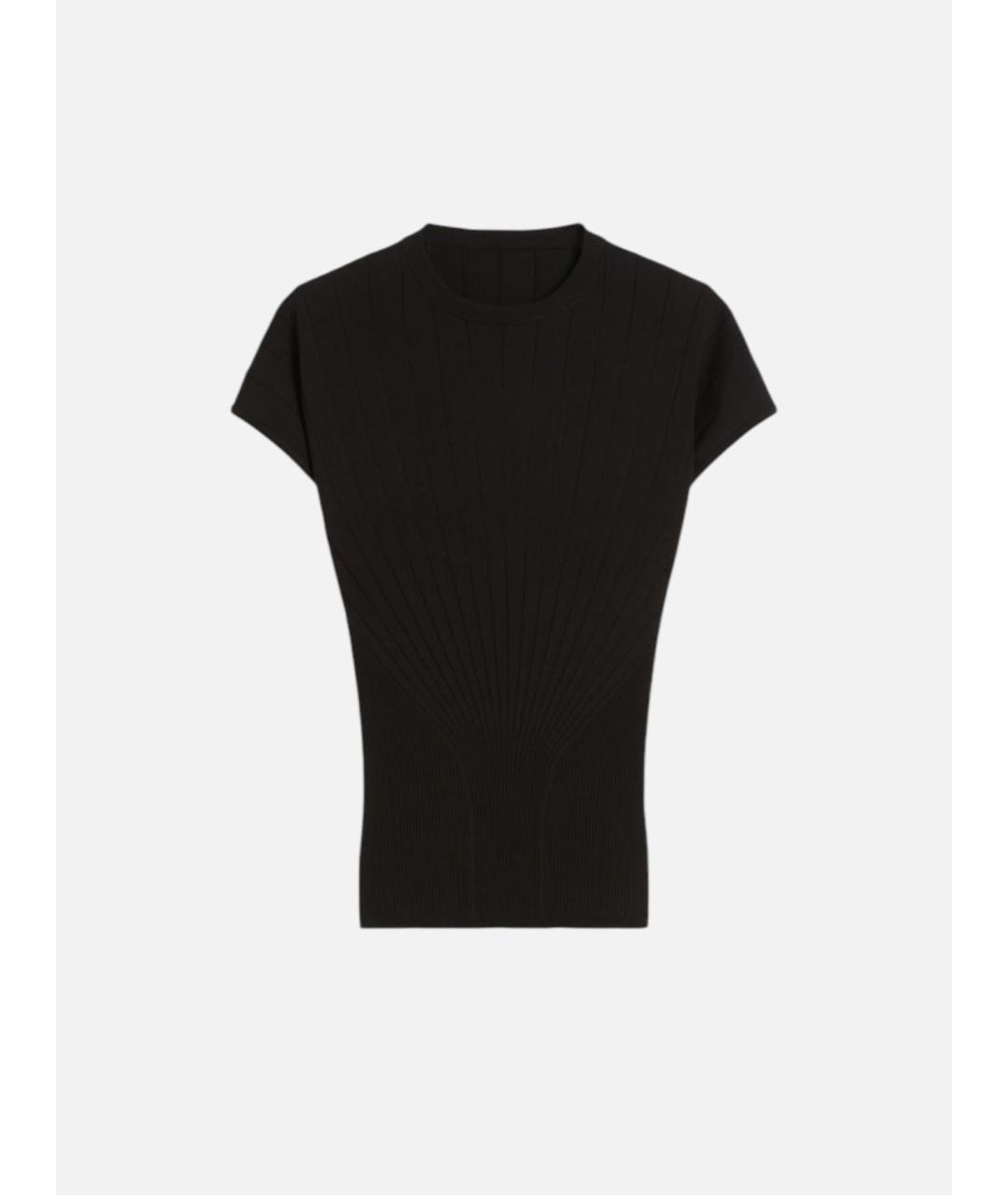 SPORTMAX Черный вискозный джемпер / свитер, фото 6