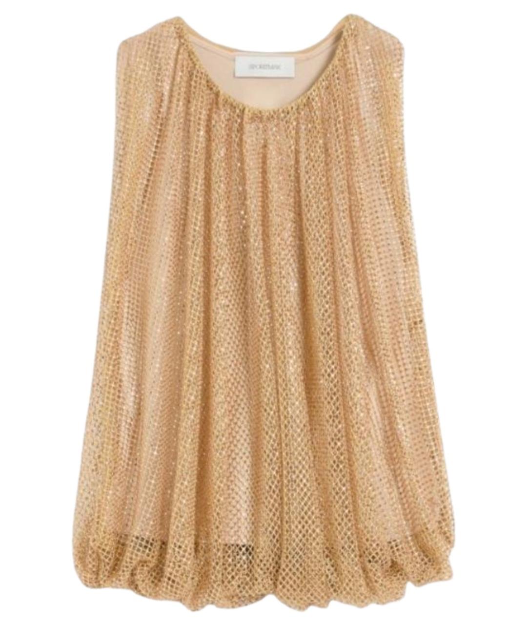 SPORTMAX Бежевая полиэстеровая блузы, фото 1