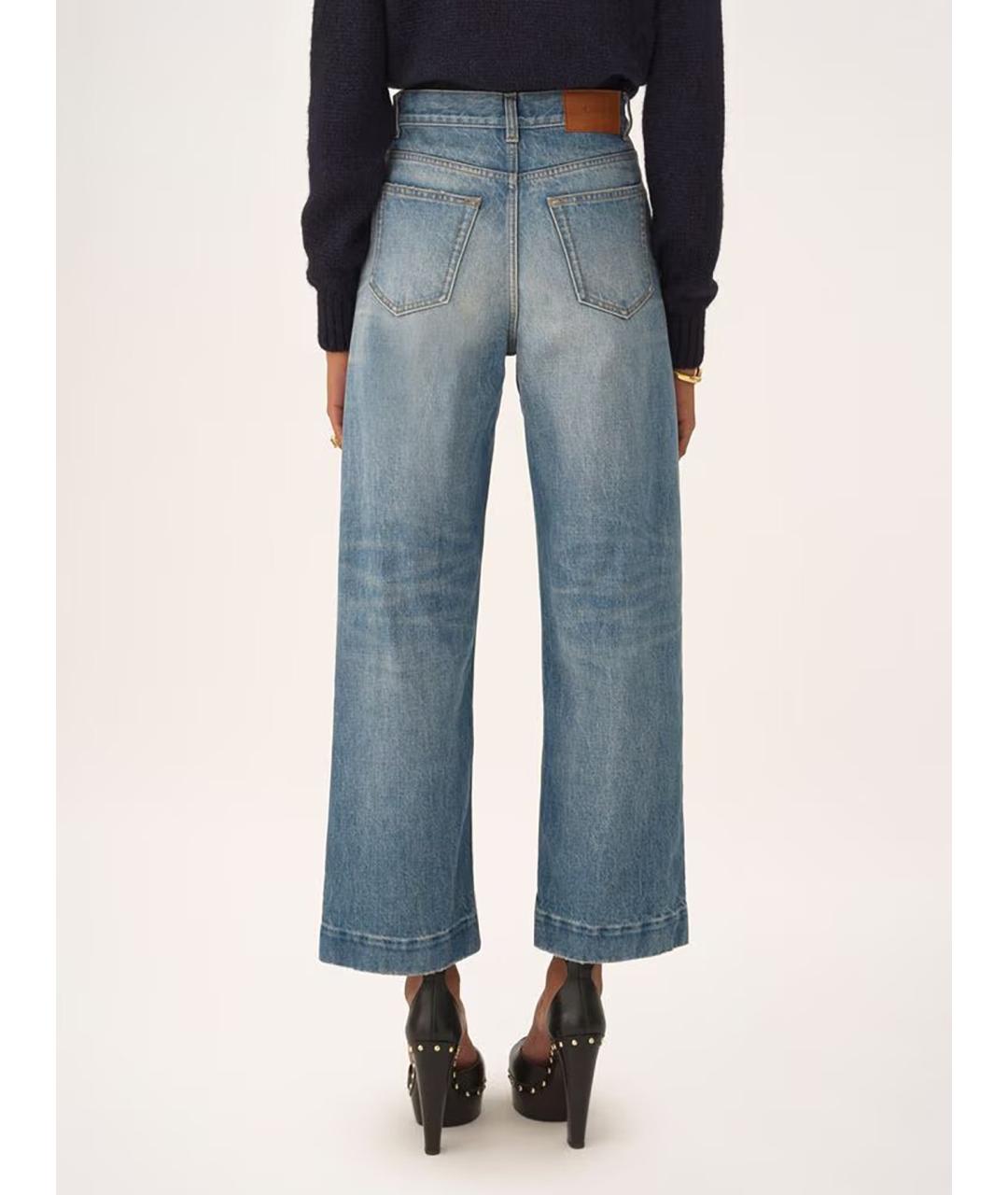 CHLOE Хлопковые прямые джинсы, фото 4