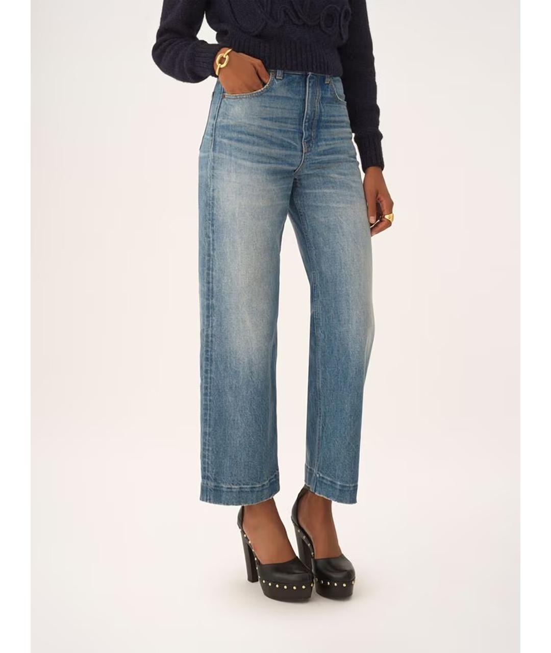 CHLOE Хлопковые прямые джинсы, фото 3