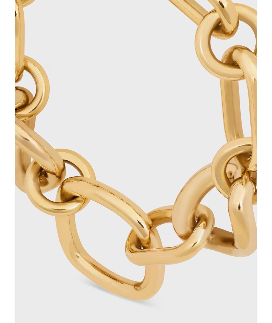 CELINE Золотой металлический браслет, фото 2